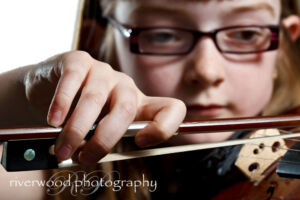 Portrait of Portrait of Danielle and her Violin