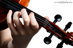 Portrait of Portrait of Danielle and her Violin