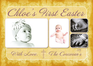 Sample Designs for Custom Designed Easter Greeting Cards