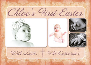 Sample Designs for Custom Designed Easter Greeting Cards