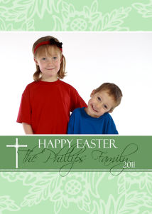 Sample Designs for Custom Designed Easter Greeting Cards