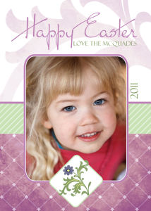 Sample Designs for Custom Designed Easter Greeting Cards