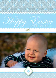 Sample Designs for Custom Designed Easter Greeting Cards