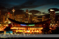 Calgary Saddledome at Night