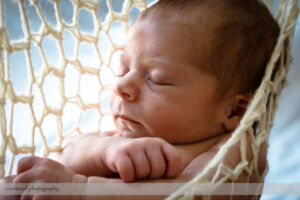 Newborn Baby in a Hammock