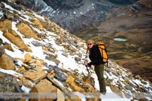 The Final Ascent to Cirque Peak