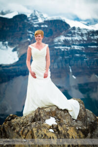 Trash the Dress Photoshoot at the Summit of Cirque Peak
