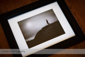 Framed Fine Art Print - "Standing on the Precipice"