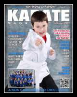 Magazine Cover - Karate