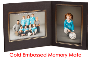 Gold Embossed Memory Mate - Team and Individual