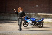 Photoshoot with the Chinook Outriders Motorcycle Club